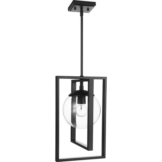 Atwell One Light Pendant in Black