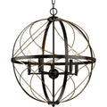 Progress Lighting - P500287-020 - Five Light Pendant - Brandywine - Antique Bronze