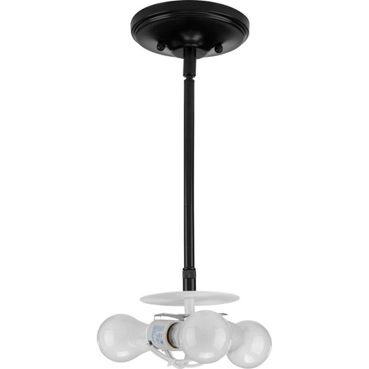 Markor Three Light Pendant in Matte Black