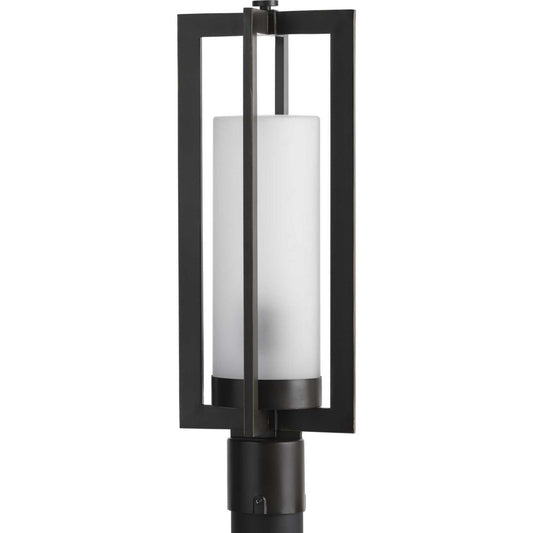 Janssen One Light Post Lantern in Oil Rubbed Bronze