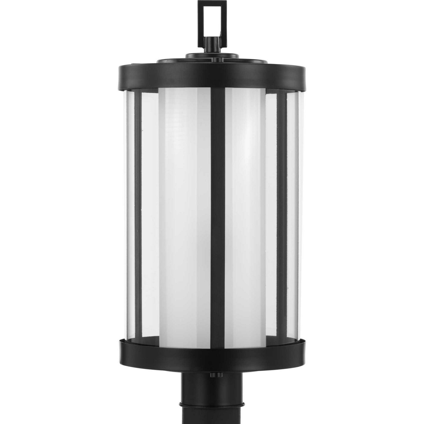 Irondale One Light Post Lantern in Black