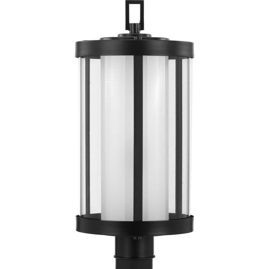 Irondale One Light Post Lantern in Black