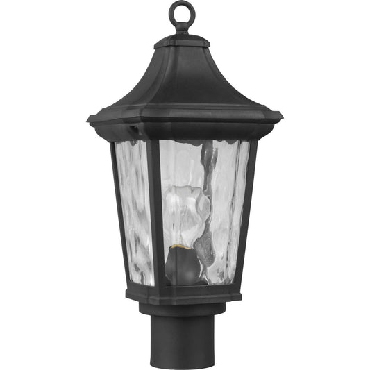 Marquette One Light Post Lantern in Black