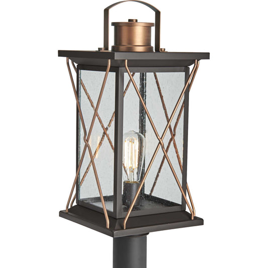 Barlowe One Light Post Lantern in Antique Bronze