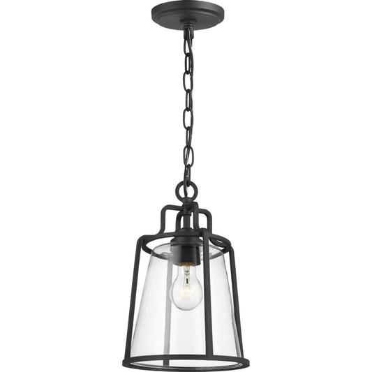 Benton Harbor One Light Hanging Lantern in Black