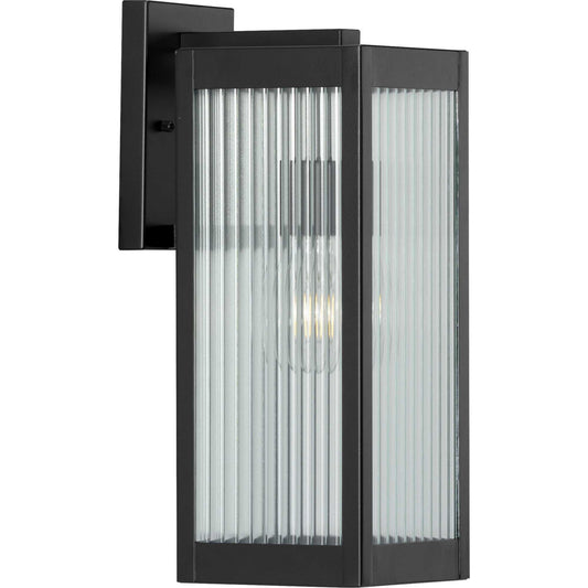 Felton One Light Wall Lantern in Black