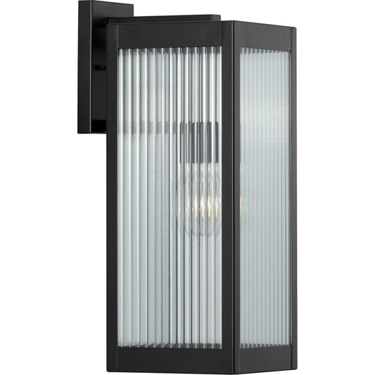 Felton One Light Wall Lantern in Black