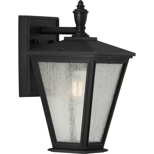 Cardiff One Light Wall Lantern in Black