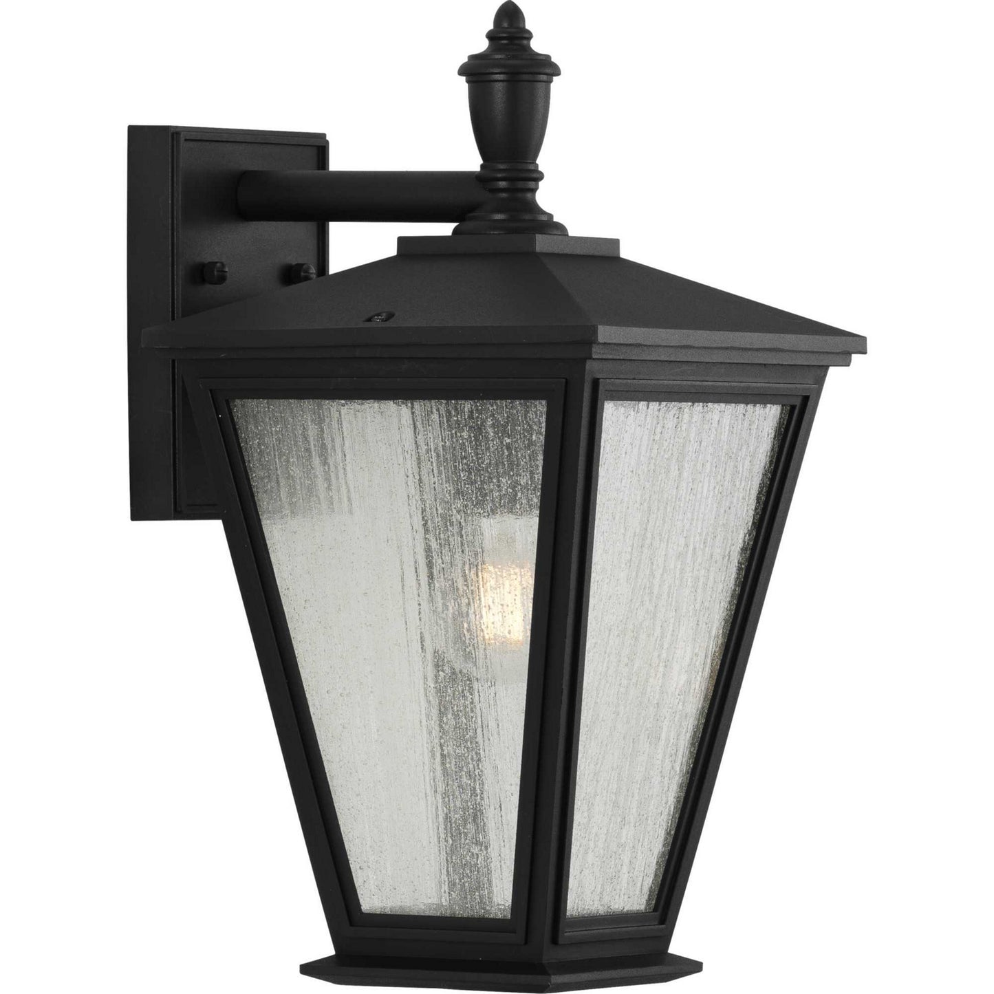 Cardiff One Light Wall Lantern in Black