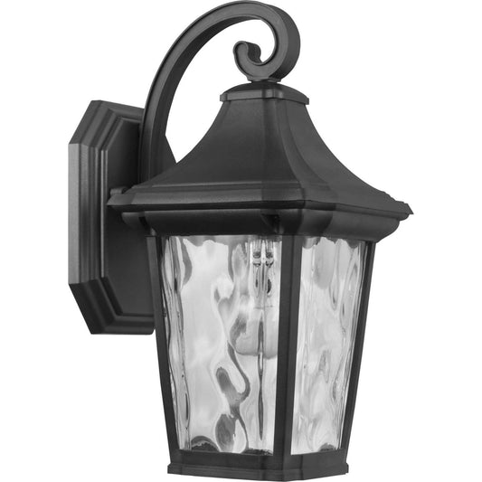 Marquette One Light Wall Lantern in Black