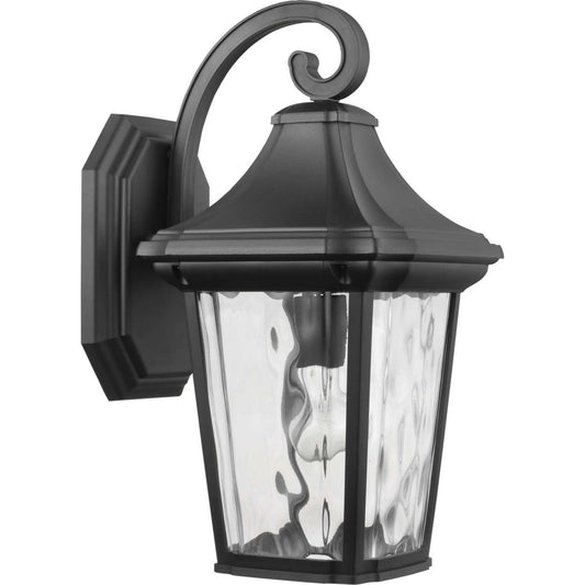 Marquette One Light Wall Lantern in Black