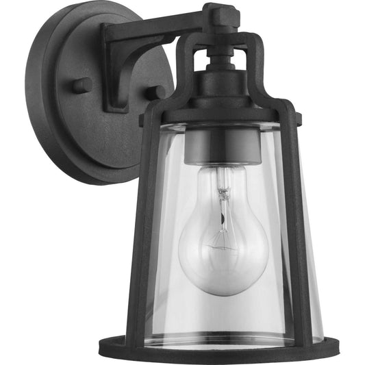 Benton Harbor One Light Wall Lantern in Black