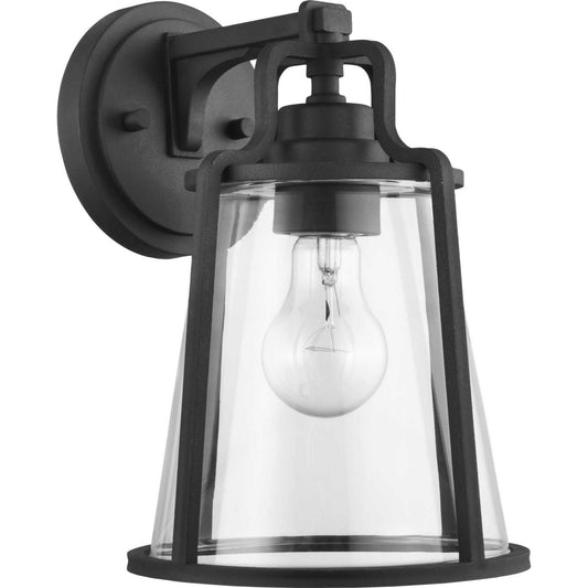 Benton Harbor One Light Wall Lantern in Black