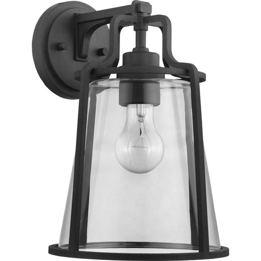 Benton Harbor One Light Wall Lantern in Black