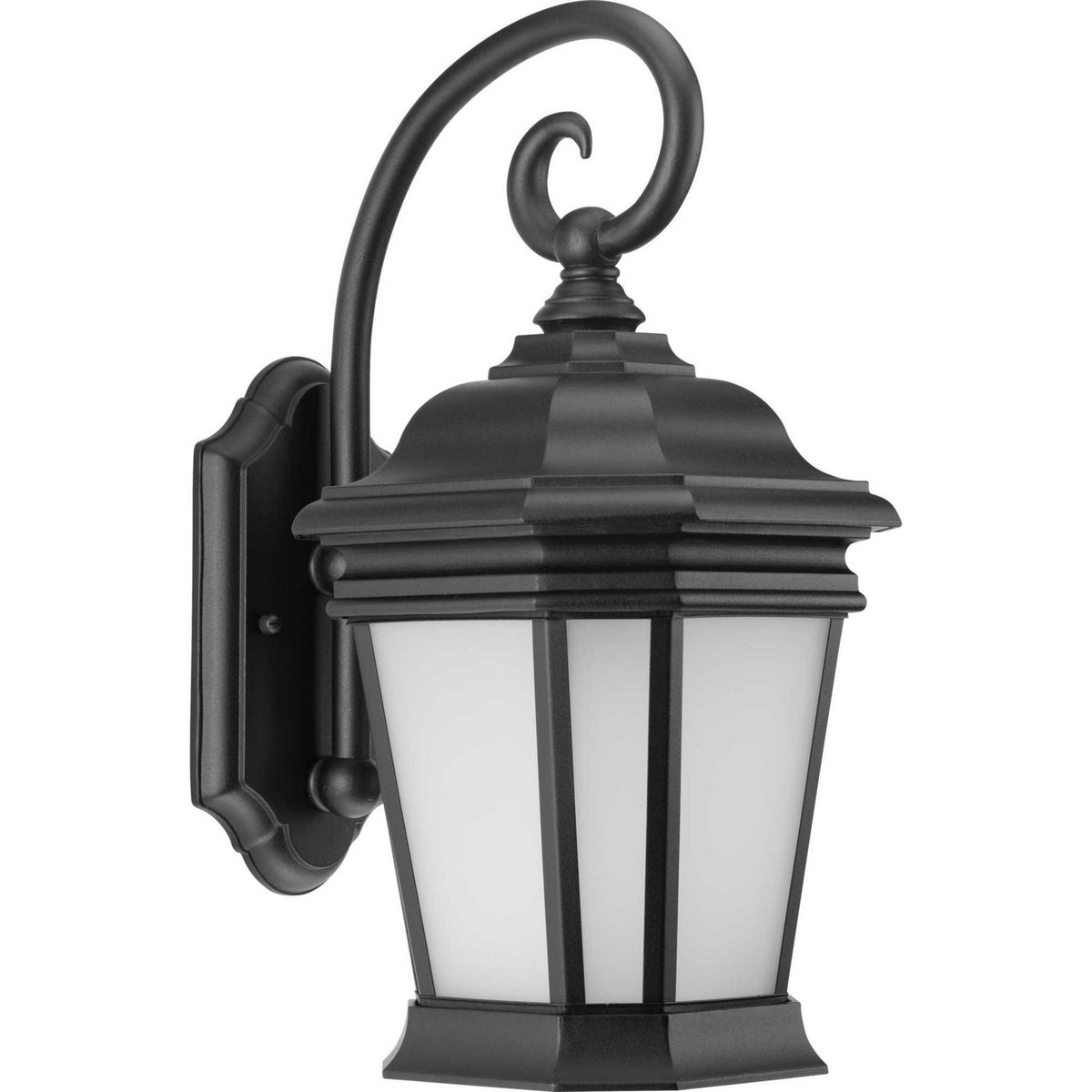 Crawford One Light Wall Lantern in Black