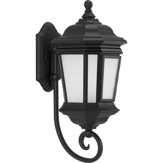 Crawford One Light Wall Lantern in Black
