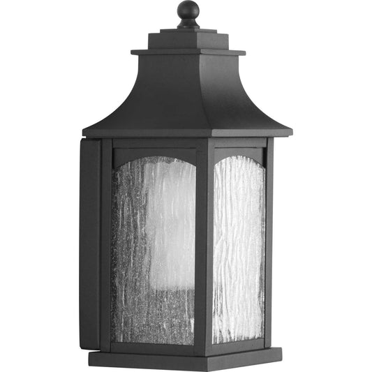 Maison One Light Wall Lantern in Black