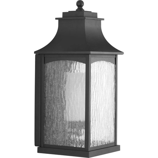 Maison One Light Wall Lantern in Black