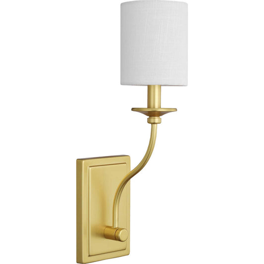 Bonita One Light Wall Sconce in Satin Brass