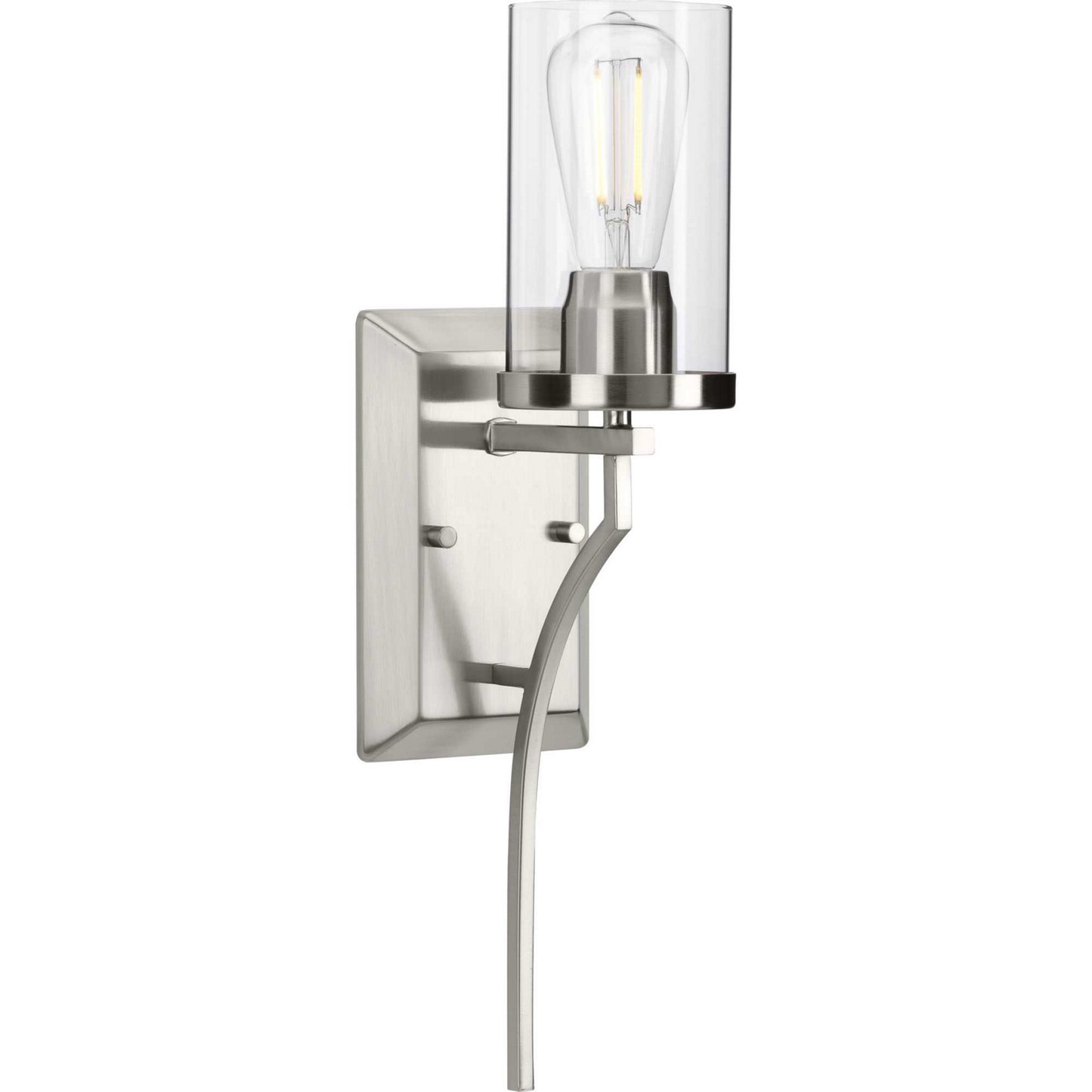 Lassiter One Light Wall Bracket in Brushed Nickel