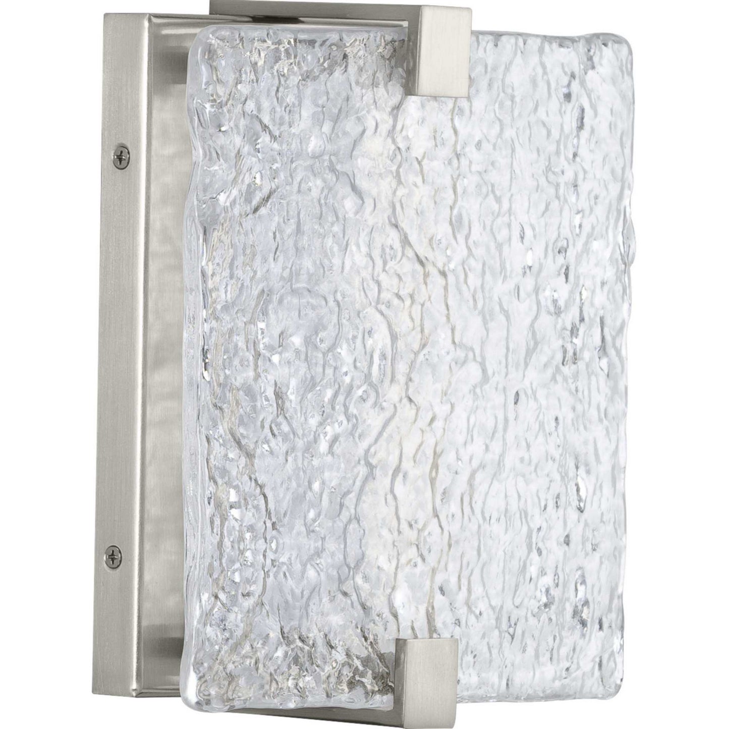 Progress Lighting - P710080-009-30 - LED Wall Sconce - LED Stone Glass - Brushed Nickel