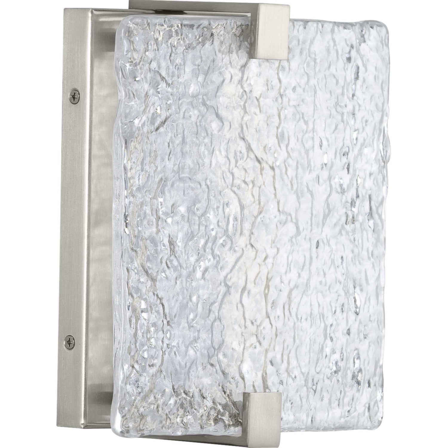 Progress Lighting - P710080-009-30 - LED Wall Sconce - LED Stone Glass - Brushed Nickel