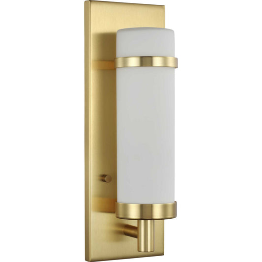 Hartwick One Light Wall Sconce in Satin Brass