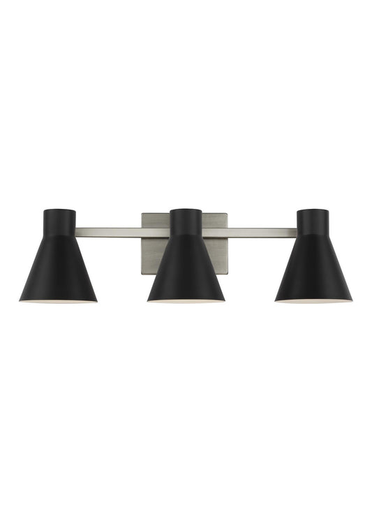 Generation Lighting - 4441303EN3-962 - Three Light Wall / Bath - Towner - Brushed Nickel