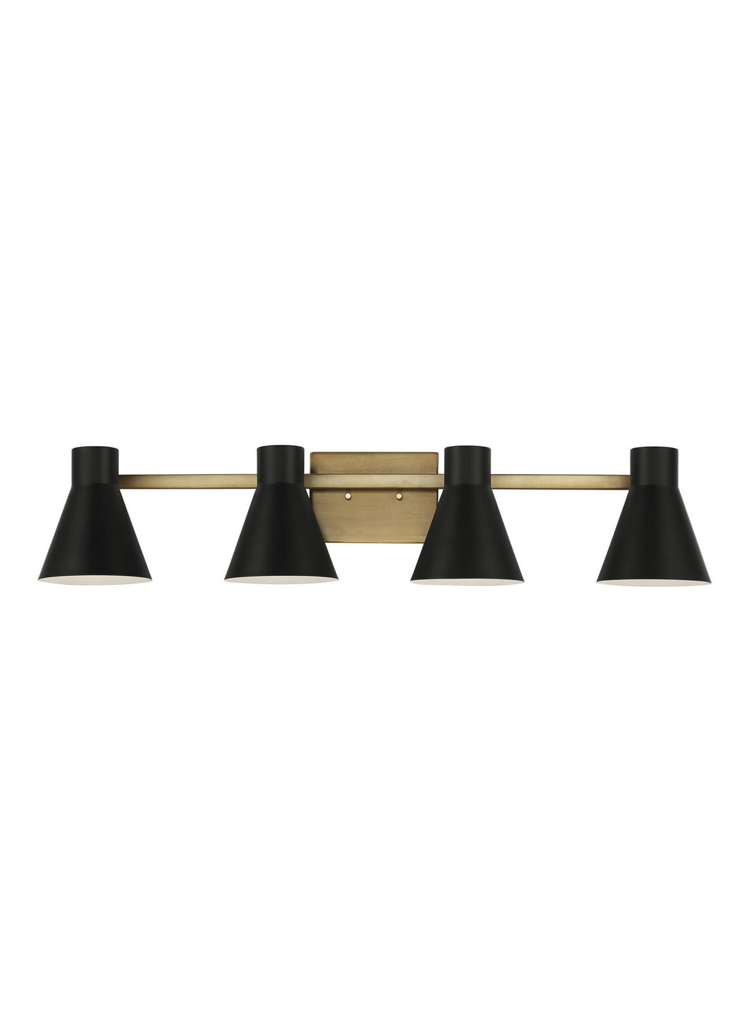 Towner Four Light Wall / Bath in Satin Brass