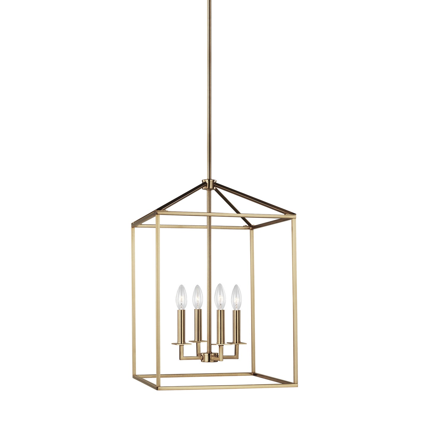 Generation Lighting - 5115004EN-848 - Four Light Hall / Foyer - Perryton - Satin Brass