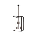 Generation Lighting - 5134508-710 - Eight Light Hall / Foyer Pendant - Moffet Street - Bronze