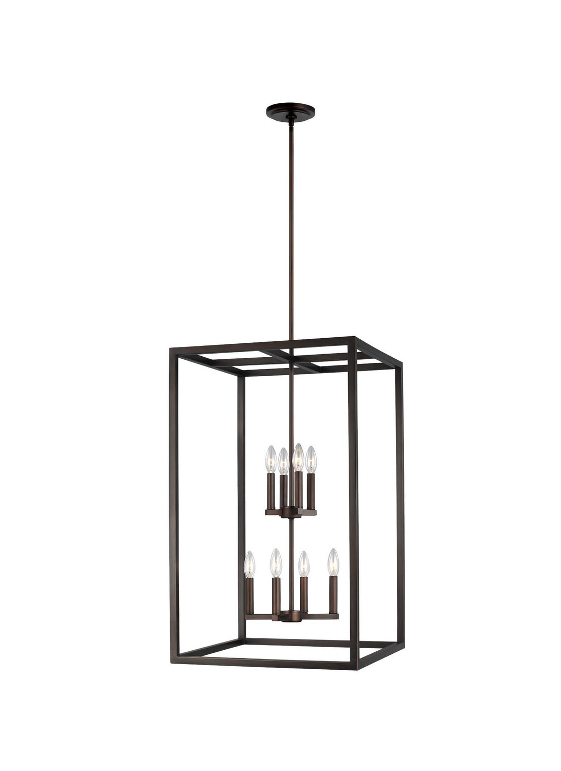 Moffet Street Eight Light Hall / Foyer in Bronze