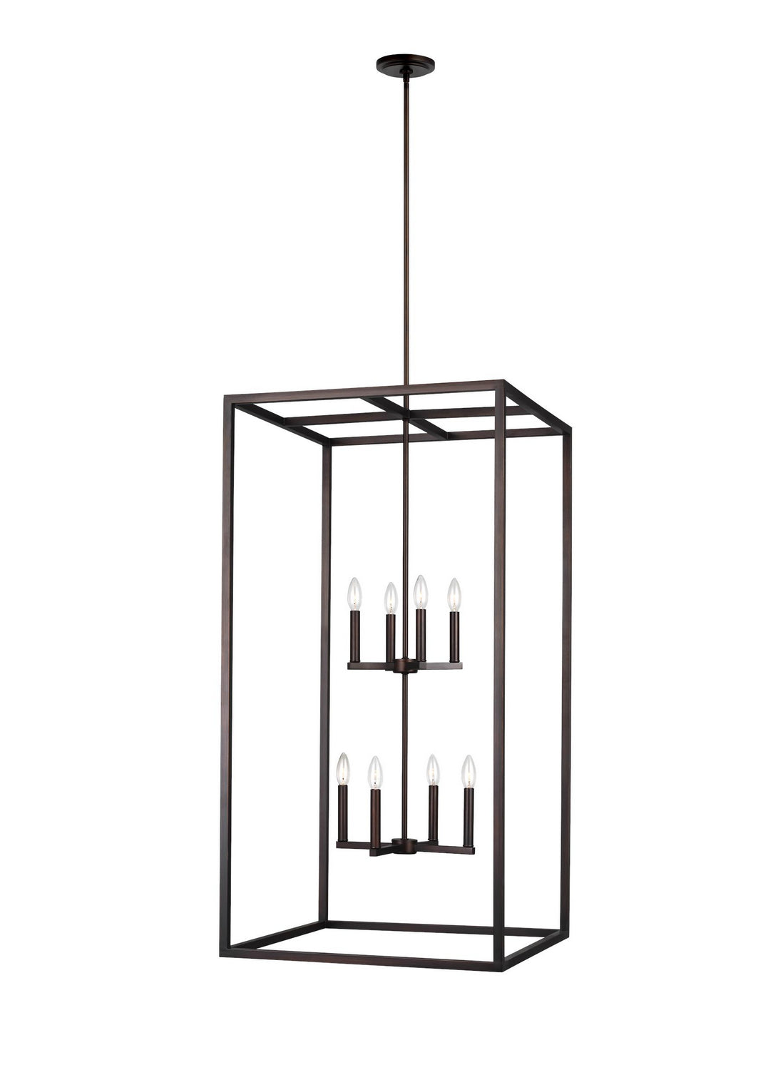 Moffet Street Eight Light Hall / Foyer in Bronze