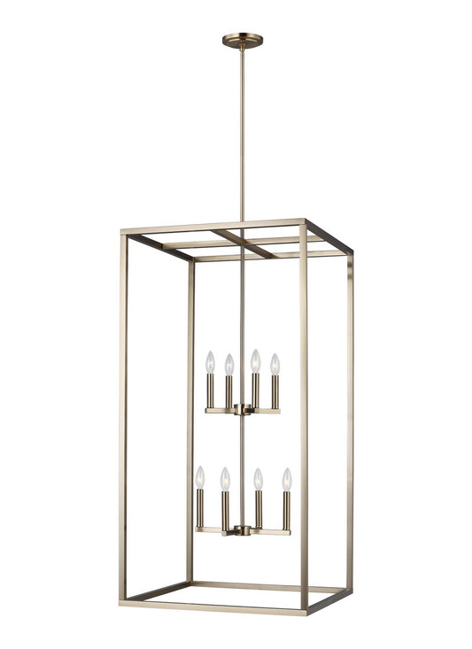 Generation Lighting - 5234508EN-848 - Eight Light Hall / Foyer - Moffet Street - Satin Brass