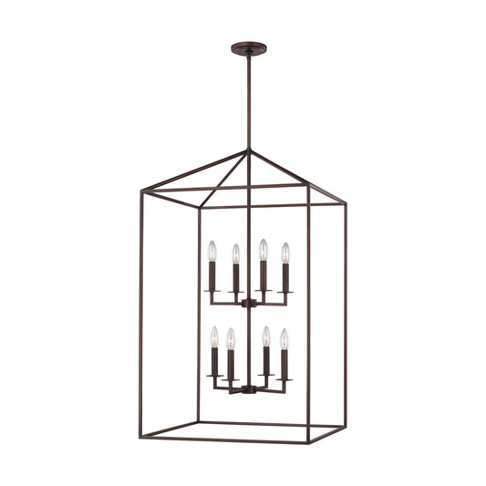 Generation Lighting - 5315008-710 - Eight Light Hall / Foyer - Perryton - Bronze