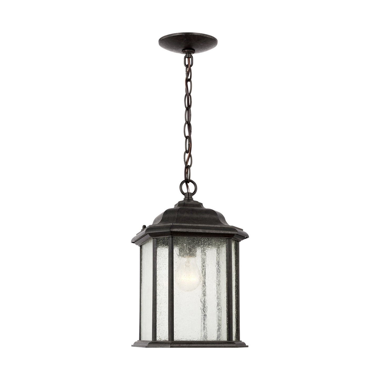 Kent One Light Outdoor Pendant in Oxford Bronze
