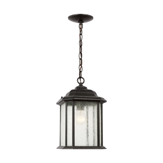 Kent One Light Outdoor Pendant in Oxford Bronze
