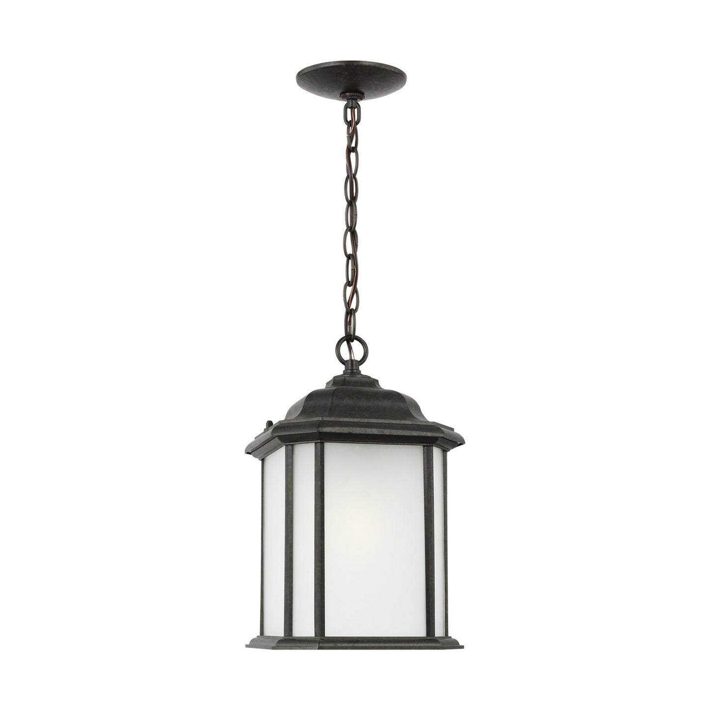 Kent One Light Outdoor Pendant in Oxford Bronze