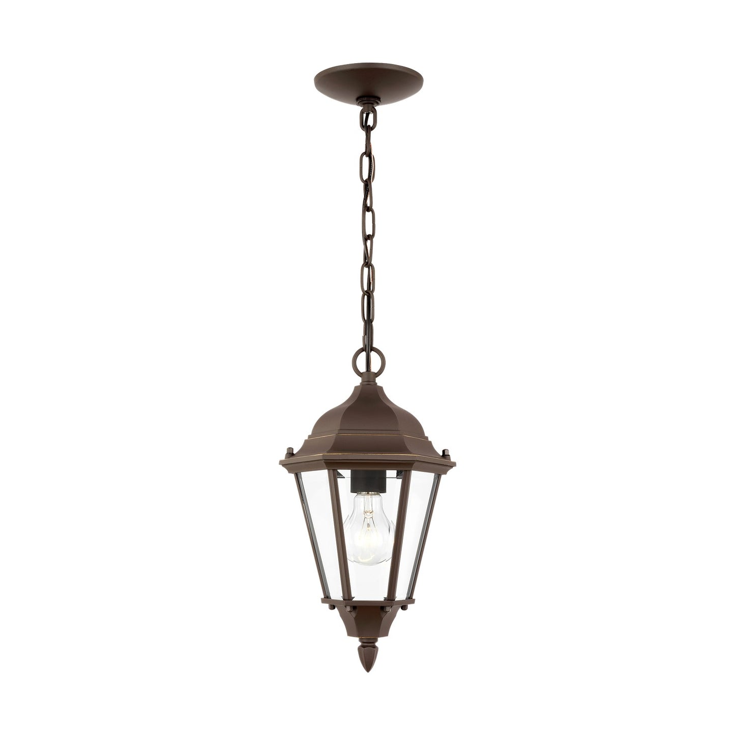Generation Lighting - 60938-71 - One Light Outdoor Pendant - Bakersville - Antique Bronze