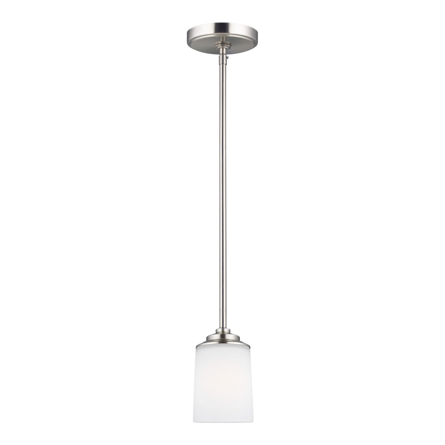 Generation Lighting - 6130701-962 - One Light Mini-Pendant - Kemal - Brushed Nickel