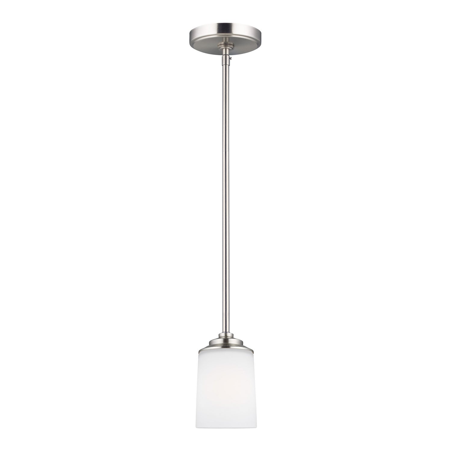 Generation Lighting - 6130701-962 - One Light Mini-Pendant - Kemal - Brushed Nickel