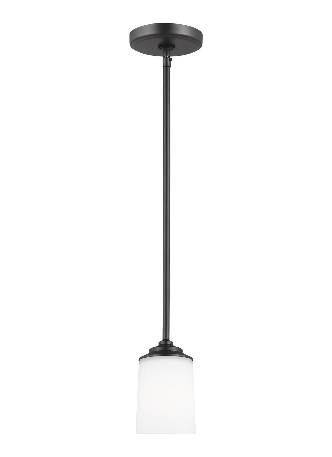 Generation Lighting - 6130701EN3-112 - One Light Mini-Pendant - Kemal - Midnight Black