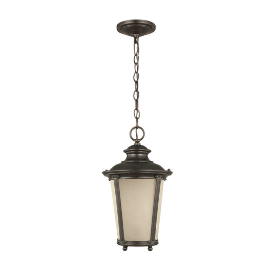 Cape May One Light Outdoor Pendant in Burled Iron
