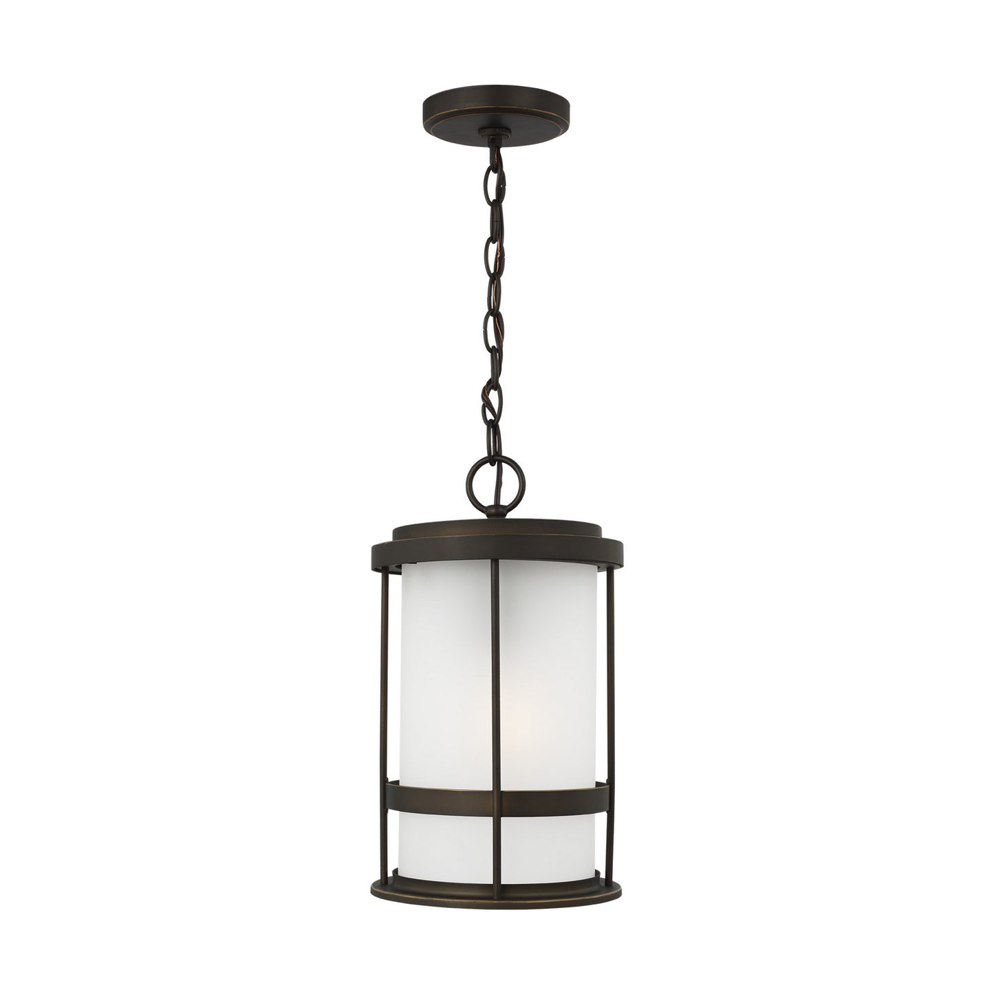Wilburn One Light Outdoor Pendant in Antique Bronze