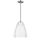 Norman One Light Pendant in Chrome