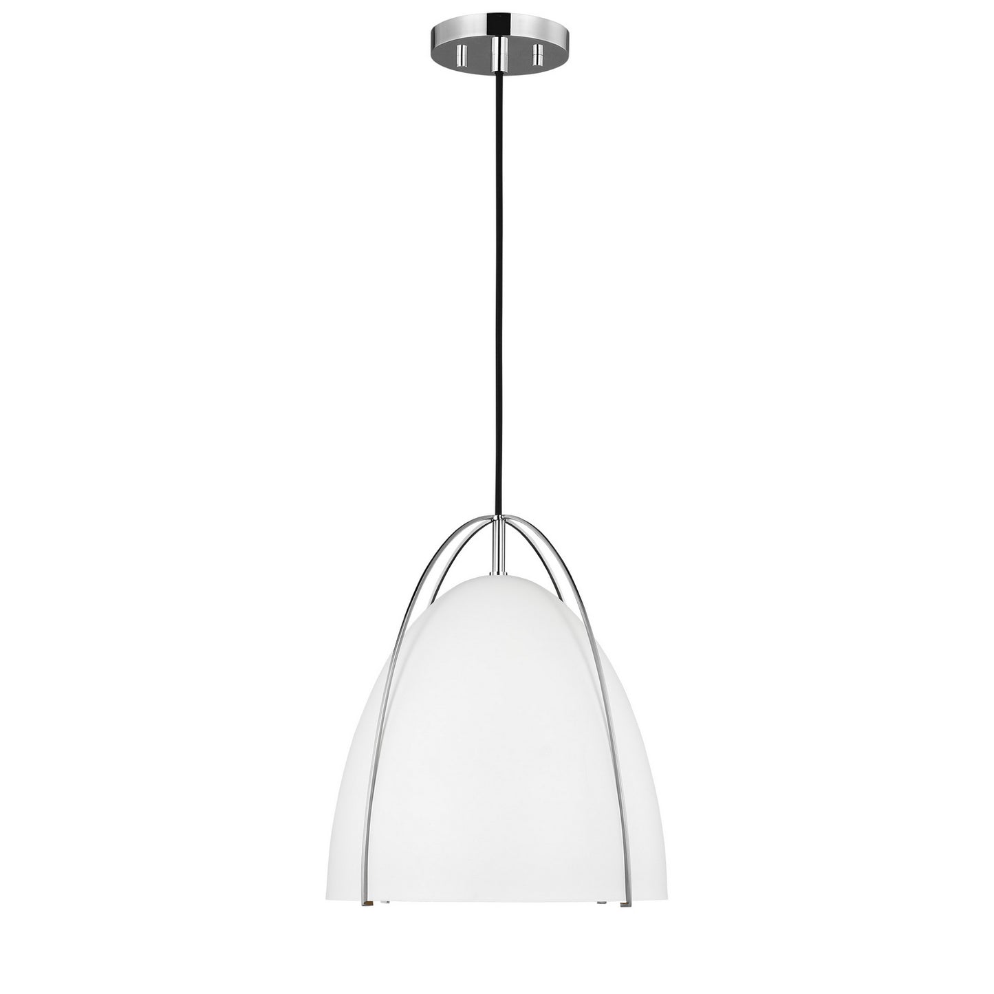 Norman One Light Pendant in Chrome
