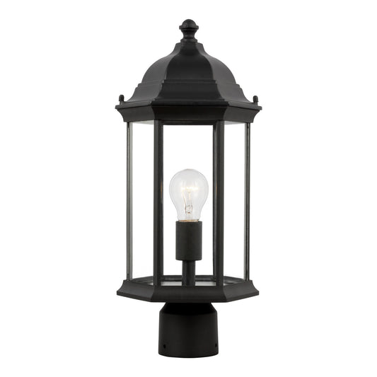 Sevier One Light Outdoor Post Lantern in Black