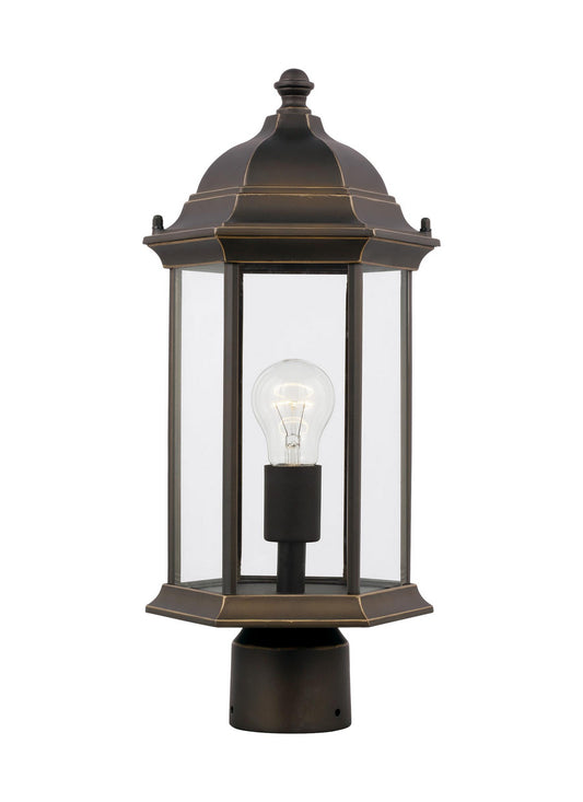 Sevier One Light Outdoor Post Lantern in Antique Bronze