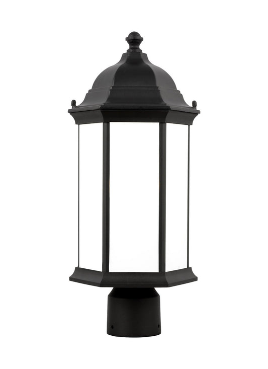 Generation Lighting - 8238651-12 - One Light Outdoor Post Lantern - Sevier - Black