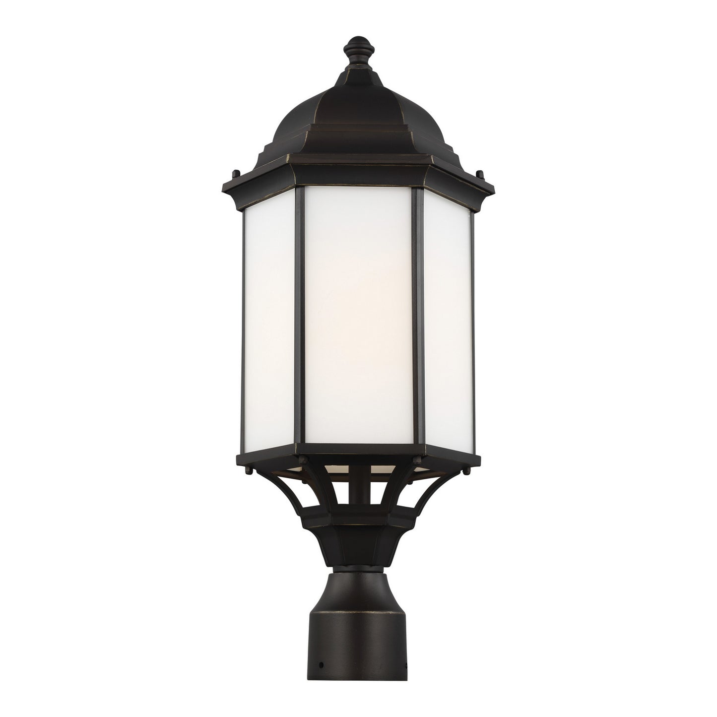 Generation Lighting - 8238751-71 - One Light Outdoor Post Lantern - Sevier - Antique Bronze